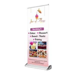 Heavy Wide Base Roll Up Banner